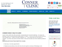 Tablet Screenshot of connerclinic.com